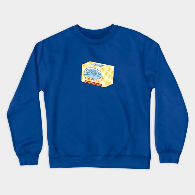 QUARANTINE KIT Crewneck Sweatshirt by MAYRAREINART